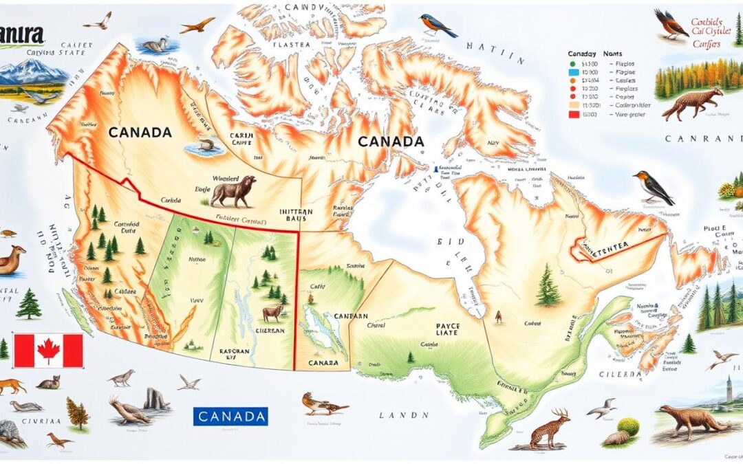 Kanada z kim graniczy?