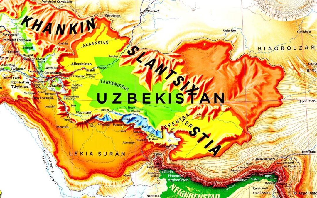 Uzbekistan z kim graniczy? Z jakimi państwami i ile ich jest?