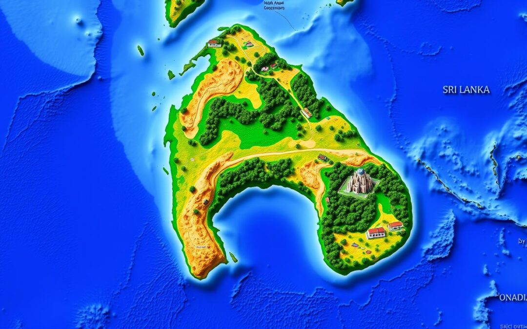 Sri lanka z kim graniczy?