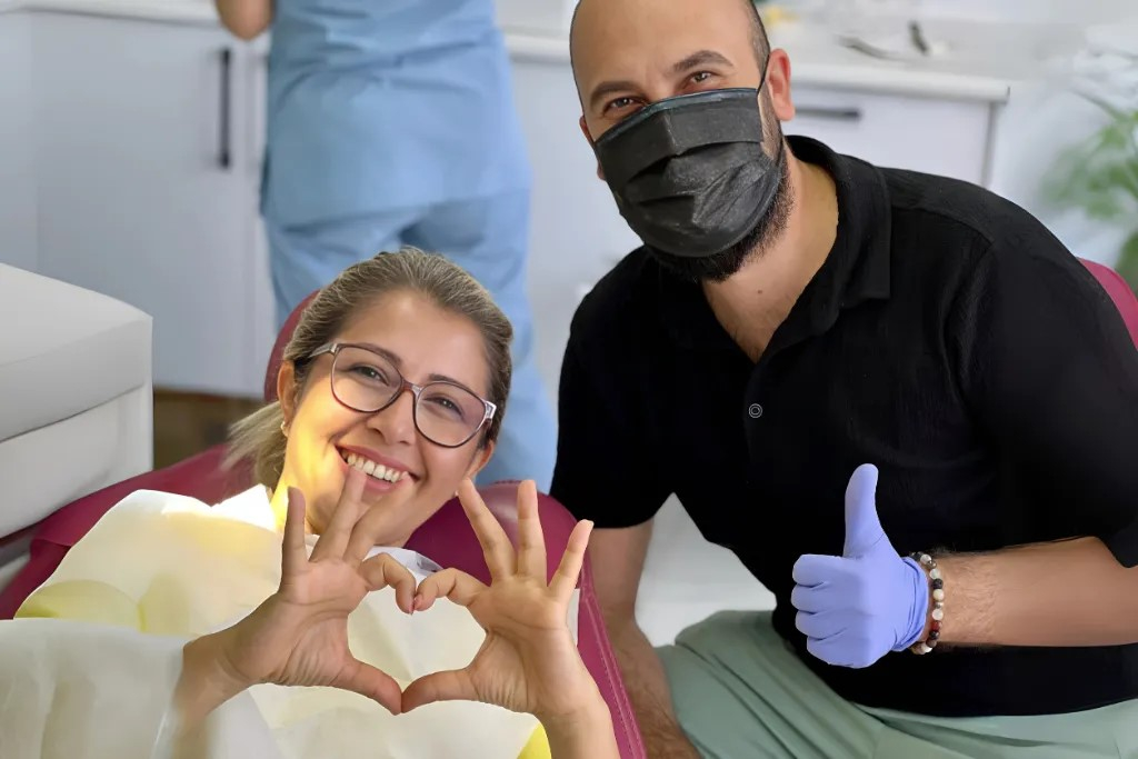 zdjęcie lekarza i pacjentki w Antalii